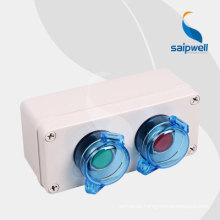 Saipwell hochwertiger grauer Kunststoff wasserdichtem Druckknopfschalter Steuerkasten für Schalterschalter